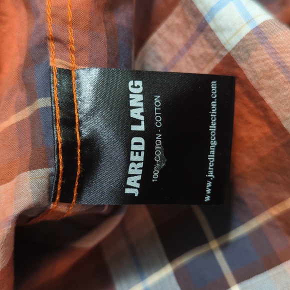 Jared Lang Plaid Button Down Size XXL - Picture 4 of 7